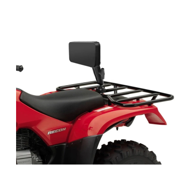 Rückenstütze für ATVs - Doppel-Rohrschelle, langer Verbindungsarm, Rückenpolster