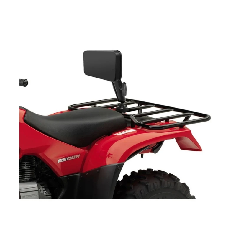 Rückenstütze für ATVs - Doppel-Rohrschelle, langer Verbindungsarm, Rückenpolster