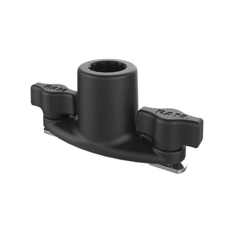 Verbundstoff Doppel T-Slot Track-Basis für Spline Post Systeme - geeignet für Tough-Track Schienen