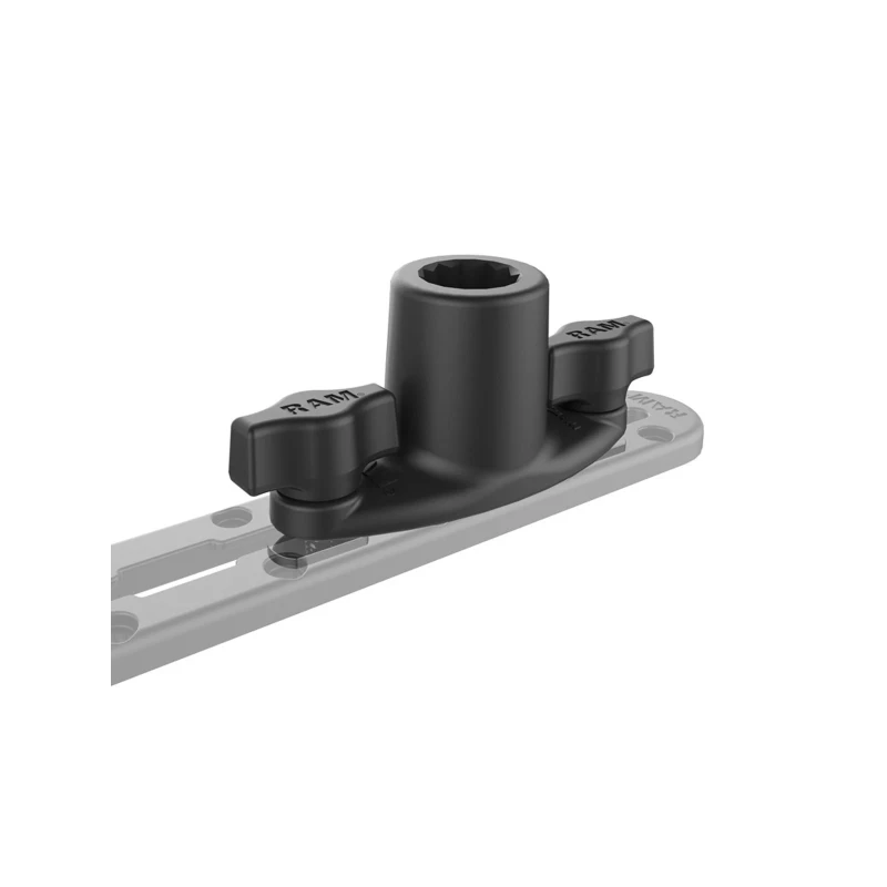 Verbundstoff Doppel T-Slot Track-Basis für Spline Post Systeme - geeignet für Tough-Track Schienen