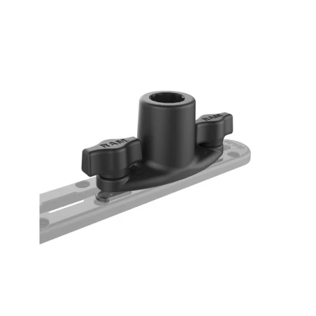 Verbundstoff Doppel T-Slot Track-Basis für Spline Post Systeme - geeignet für Tough-Track Schienen