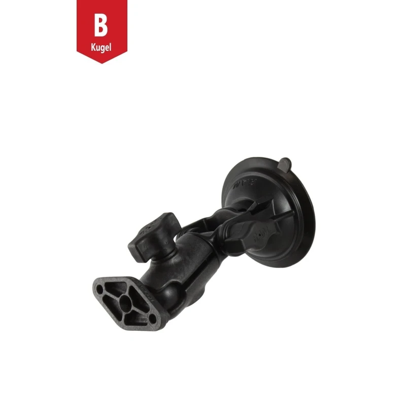 Composite suction foot set with Diamond connection - Ocatagon connection arm with swivel joint, Diamond base plate