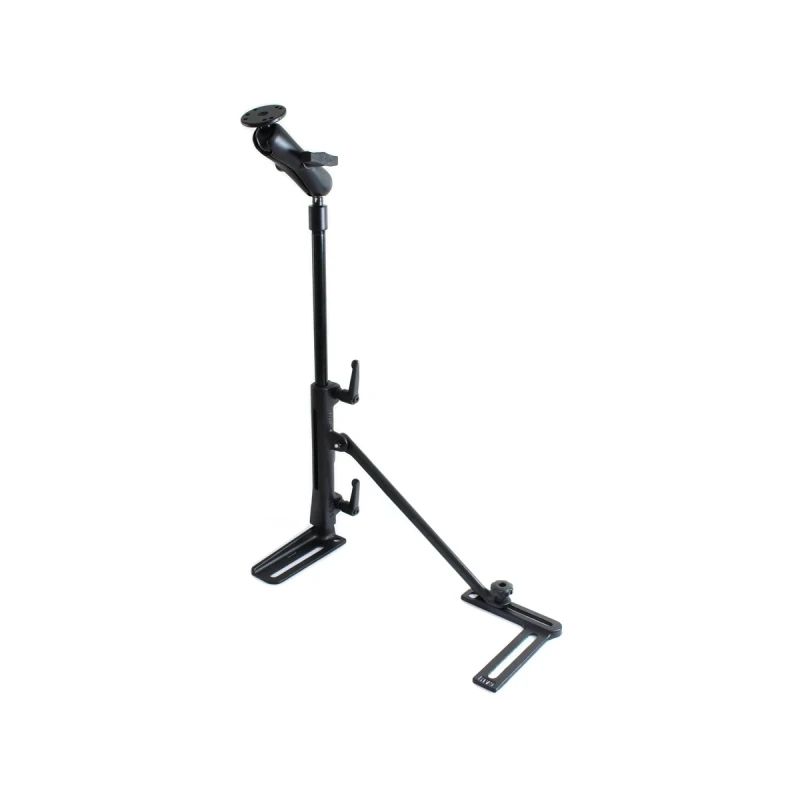 Fahrzeug Sitzschienen-Befestigung mit Rohr (ca. 450 mm) und AMPS-Anbindung -  (1,5 Zoll)