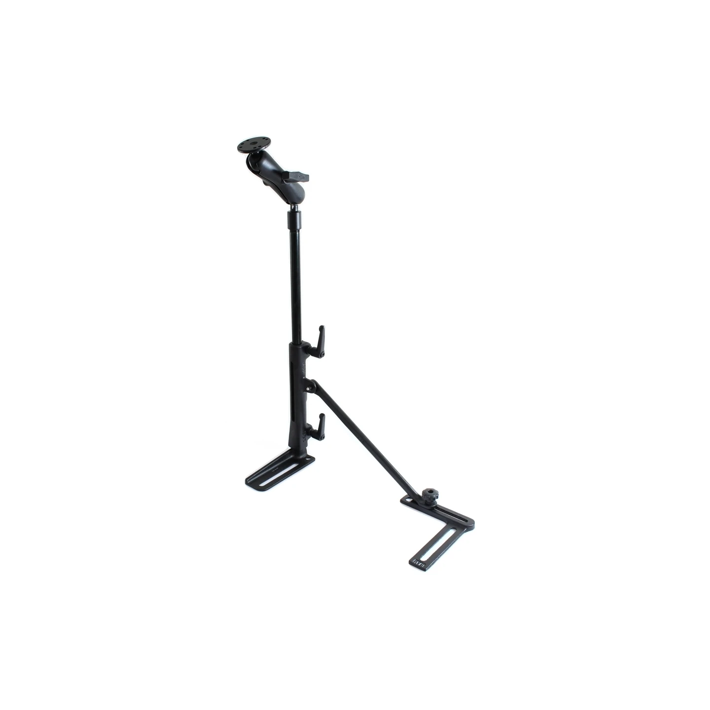 Fahrzeug Sitzschienen-Befestigung mit Rohr (ca. 450 mm) und AMPS-Anbindung -  (1,5 Zoll)