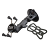Composite suction cup holder with X-Grip clamp for smartphones up to 82.6 mm wide - (1 inch)