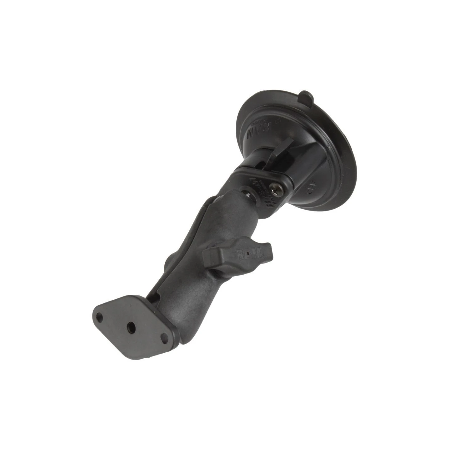 Verbundstoff Saugfuss-Set mit 2 Aluminium-Trapezen - mittlerer Verbindungsarm, 2x Diamond-Basisplatte (Trapez, Aluminium)