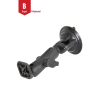 Composite suction foot set with Diamond connection - centre connecting arm, 2x Diamond base plate (trapezoid), (1 inch)
