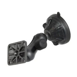 Verbundstoff Saugfuss-Set - kurzer Verbindungsarm (ca. 50 mm), rechteckige Basisplatte (Trapez),  (1 Zoll)