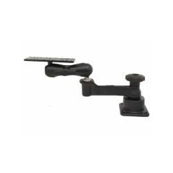 Swivel arm for marine GPS - horizontal base, centre connecting arm, rectangular universal plate (approx. 158 x 50 mm)