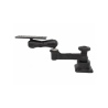 Swivel arm for marine GPS - horizontal base, centre connecting arm, rectangular universal plate (approx. 158 x 50 mm)