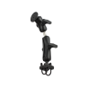Set for handlebars/tubes - double clamp, centre connecting arm, double ball adapter, short connecting arm