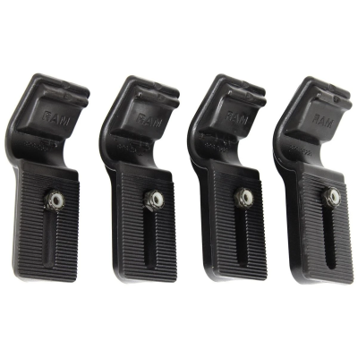 Seitenarme für Tough-Tray Universal Laptop-Halteschalen - 4 Stück inkl. Befestigungs-Kit (Schraube, Mutter)
