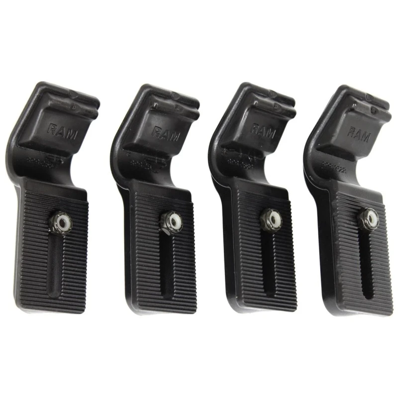 Seitenarme für Tough-Tray Universal Laptop-Halteschalen - 4 Stück inkl. Befestigungs-Kit (Schraube, Mutter)