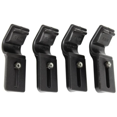 Seitenarme für Tough-Tray Universal Laptop-Halteschalen - 4 Stück inkl. Befestigungs-Kit (Schraube, Mutter)