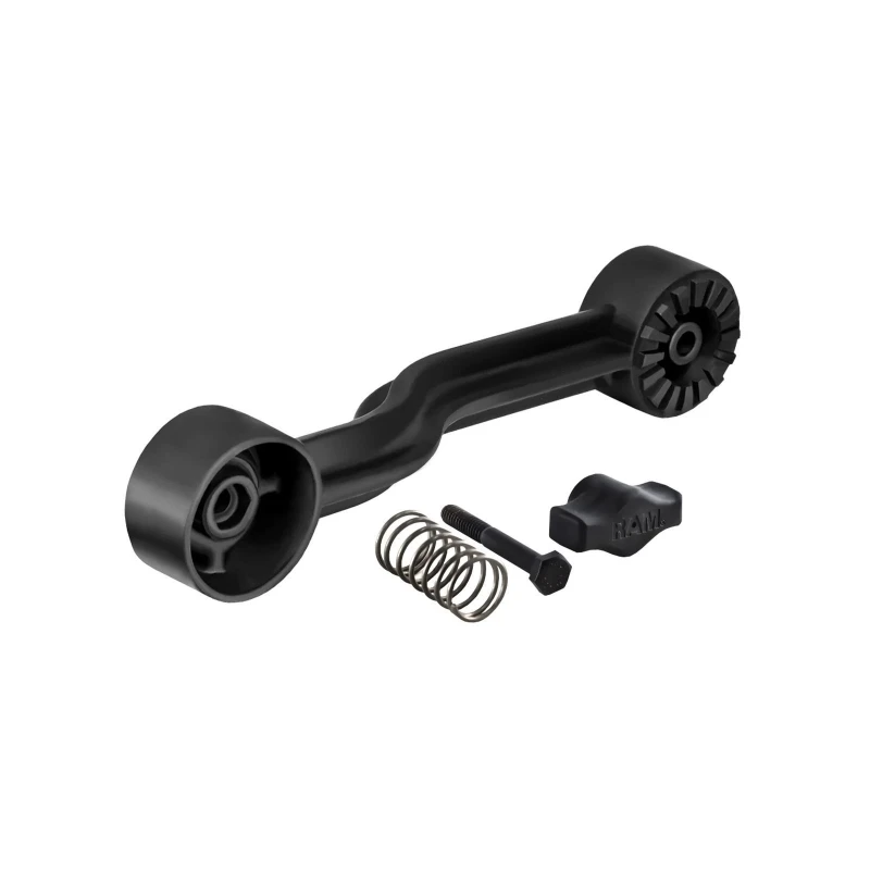 Verbundstoff Ratchet-Verlängerungsarm für Angelrutenhalterungen - Länge ca. 200 mm, Feststell-Kit
