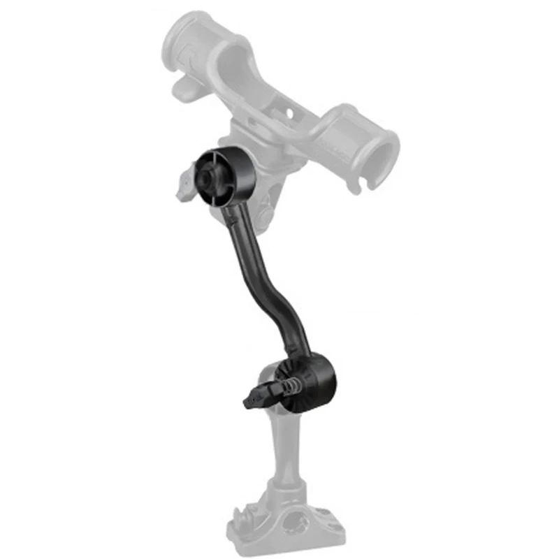 Verbundstoff Ratchet-Verlängerungsarm für Angelrutenhalterungen - Länge ca. 200 mm, Feststell-Kit
