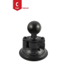 Suction base with Diamond base plate (trapezoid) - Twist lock, not mounted