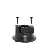 Suction base with diamond mount (trapezoid) - twist lock, diameter 83.82 mm, incl. screw set