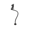Stand with camera connection - round base, flexible rod (approx. 450 mm), centre connecting arm