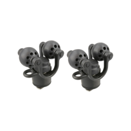 Verbundstoff Roller-Ball Paddelhalter (Doppel-Pack) - mit T-Slot für Tough-Track Schienensysteme