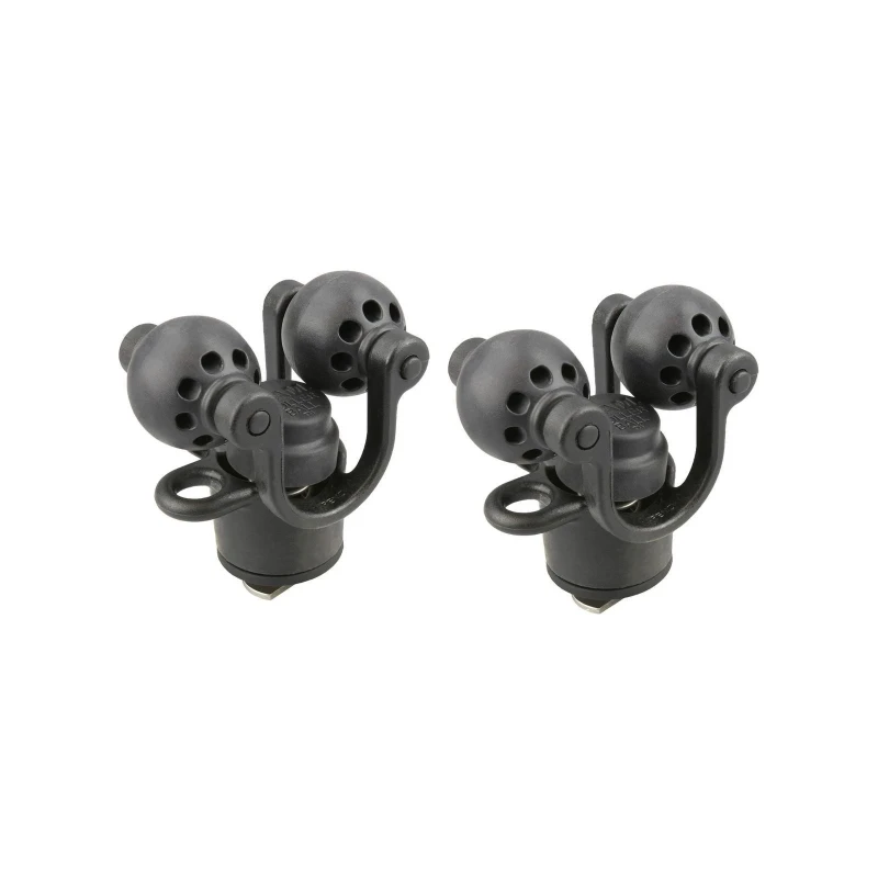 Verbundstoff Roller-Ball Paddelhalter (Doppel-Pack) - mit T-Slot für Tough-Track Schienensysteme