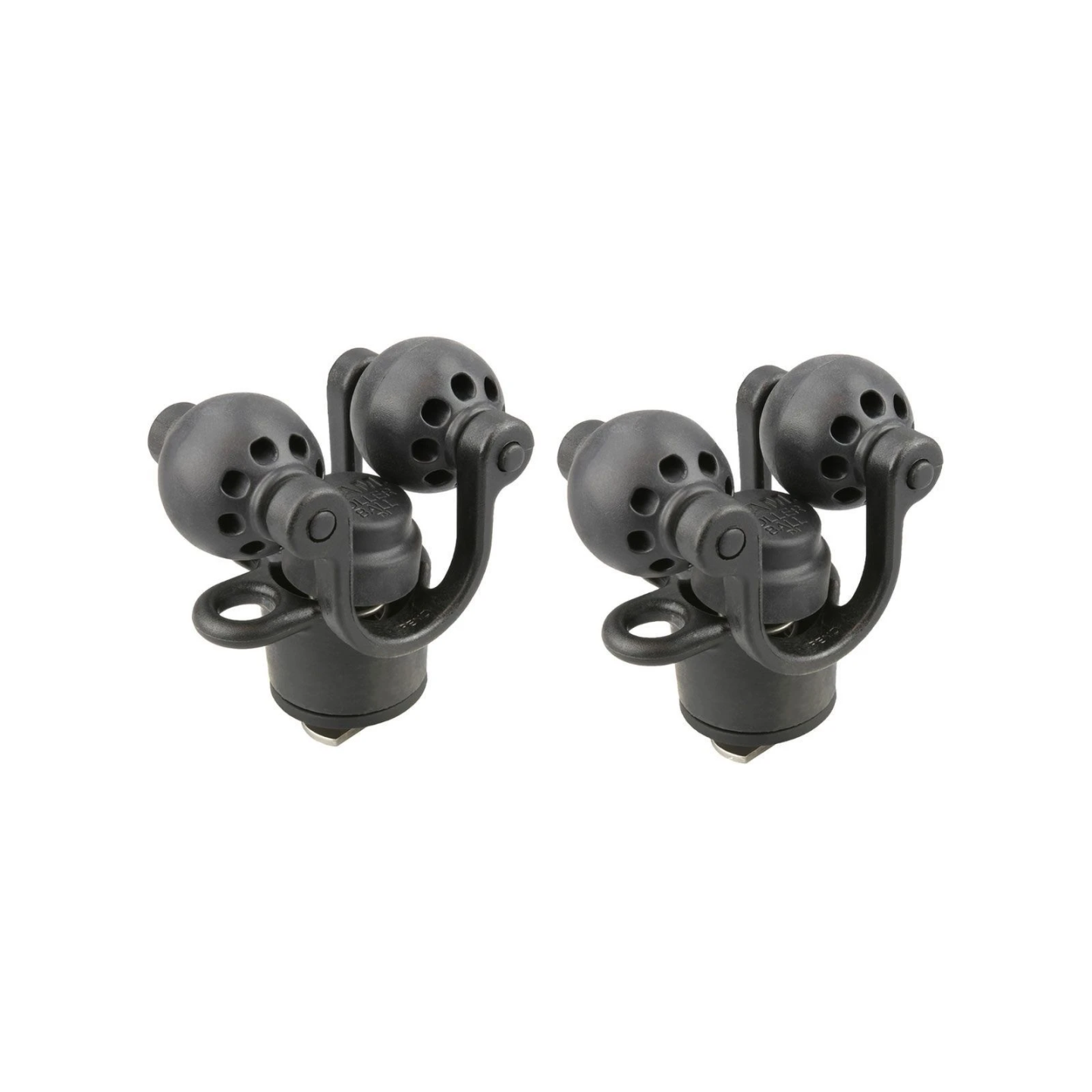 Verbundstoff Roller-Ball Paddelhalter (Doppel-Pack) - mit T-Slot für Tough-Track Schienensysteme