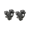 Composite roller-ball paddle holder (double pack) - with T-slot for Tough-Track rail systems