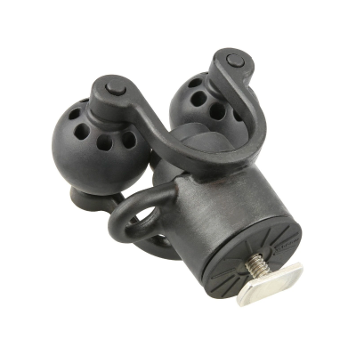 Verbundstoff Roller-Ball Paddelhalter (Doppel-Pack) - mit T-Slot für Tough-Track Schienensysteme