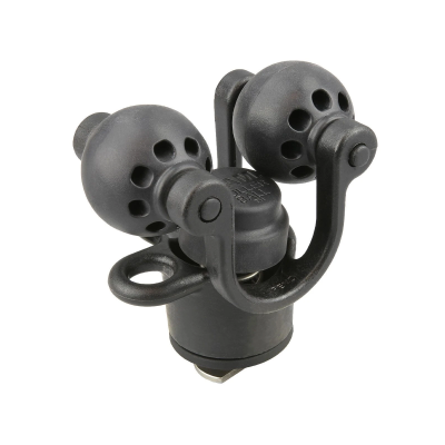 Verbundstoff Roller-Ball Paddelhalter mit T-Slot für Tough-Track Schienensysteme - im Polybeutel