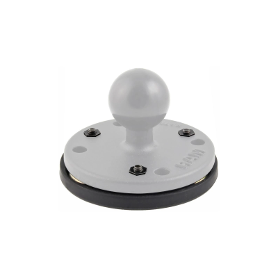 Verbundstoff Magnet-Basis für runde Basisplatten - 3 Magnete, Schrauben-Set