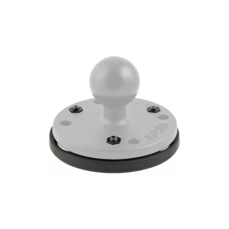 Verbundstoff Magnet-Basis für runde Basisplatten - 3 Magnete, Schrauben-Set