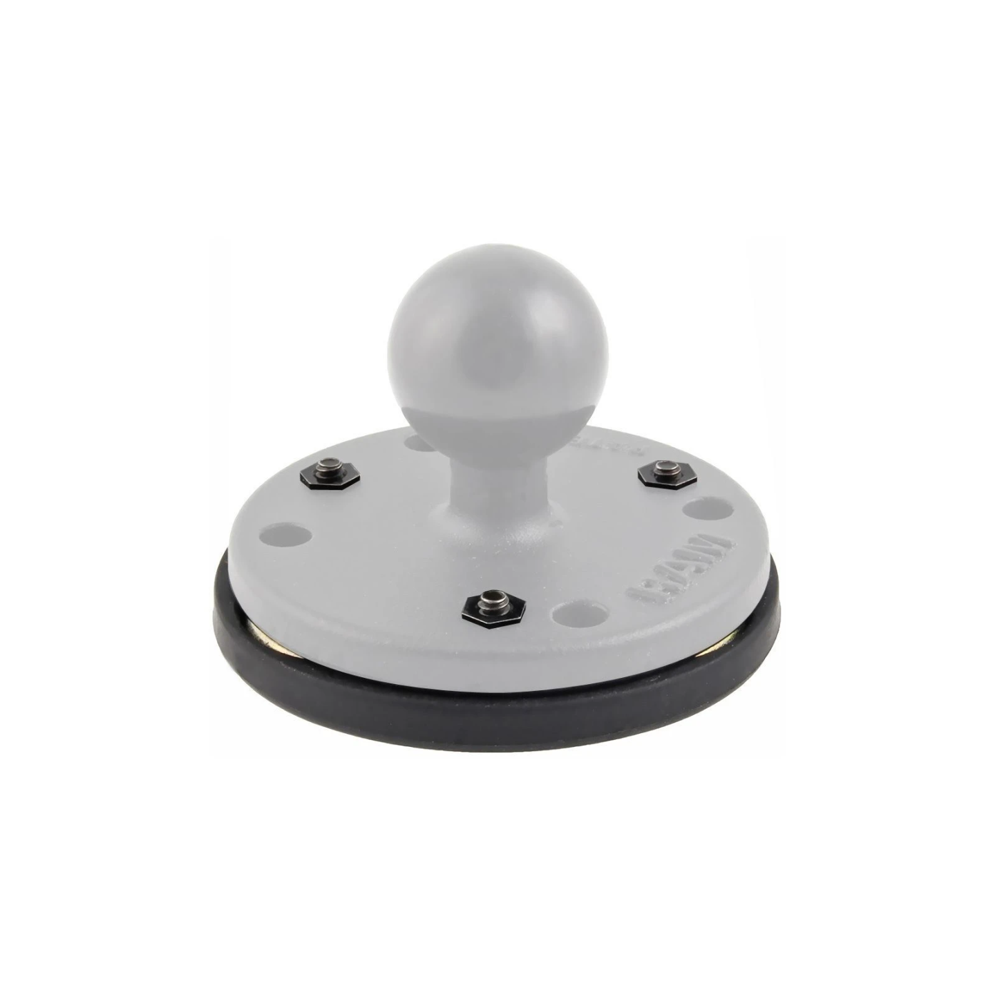 Verbundstoff Magnet-Basis für runde Basisplatten - 3 Magnete, Schrauben-Set