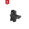 short composite connecting arm - approx. 60 mm long, for n (1 inch)