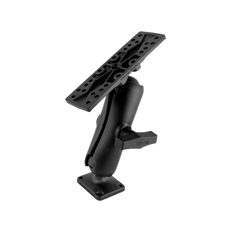 Verbundstoff Aufbau-Set - rechteckige Basisplatte, mittlerer Verbindungsarm, Universal-Platte (158,75 x 50,8 mm), im Po