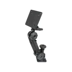 Schwenkarm mit VESA-Anbindung - Horizontal-Basis, Ratchet-System, VESA-Platte (4x 75 und 4x 100 mm Lochraster)