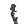 Swivel arm with VESA connection - horizontal base, ratchet system, VESA plate (4x 75 and 4x 100 mm hole pattern)