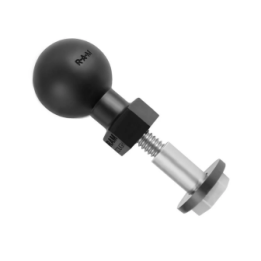 Verbundstoff Basis-Kugel für Harley Davidson Motorräder (Spiegelaufnahme) -  (1 Zoll), 1/4-20 Zoll Gewinde (Aluminium)