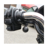 Composite base ball for Harley Davidson motorbikes (mirror mount) - (1 inch), 1/4-20 inch thread (aluminium)