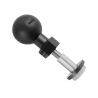 Composite base ball for Harley Davidson motorbikes (mirror mount) - (1 inch), 1/4-20 inch thread (aluminium)