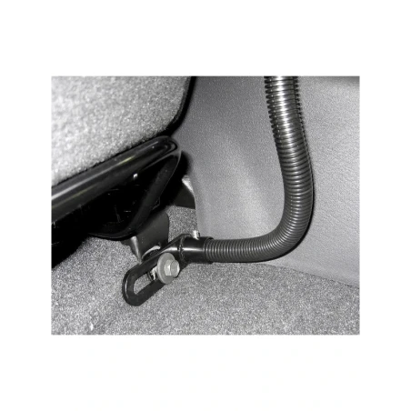 Pod I Sitzschienen-Adapter mit AMPS-Anbindung - flexibler Stab (ca. 450 mm), runde Basisplatte,  (1 Zoll)
