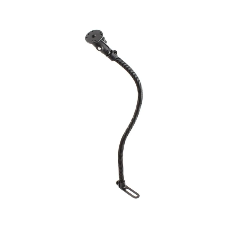 Pod I Sitzschienen-Adapter mit AMPS-Anbindung - flexibler Stab (ca. 600 mm), runde Basisplatte (AMPS),  (1 Zoll)