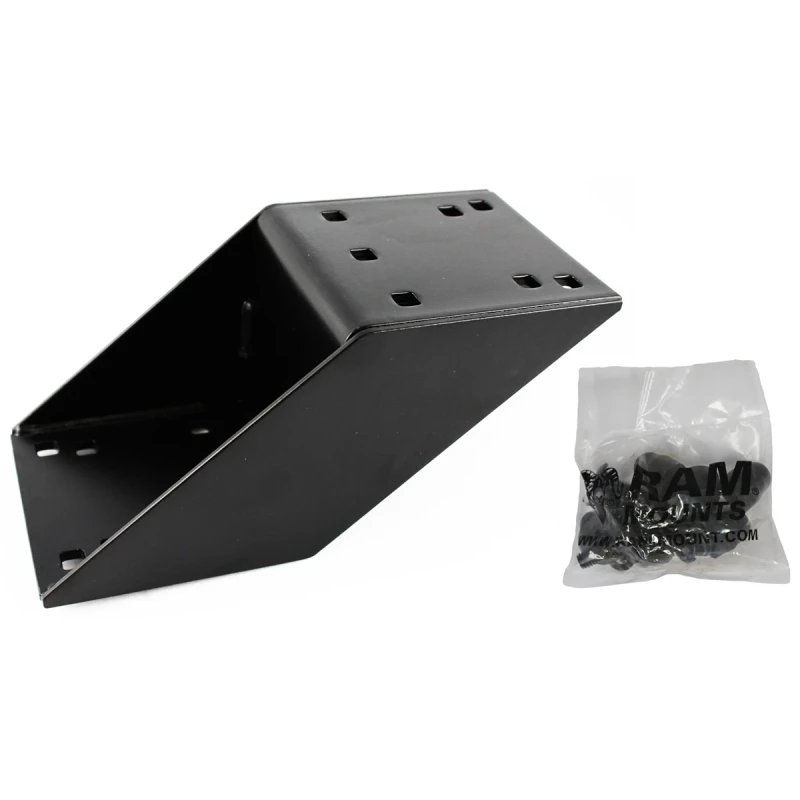 Universal Fahrzeug-Basis (gewinkelt) für Halterungen - Höhe ca. 100 mm, Schrauben-Set