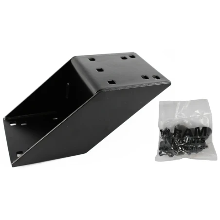 Universal Fahrzeug-Basis (gewinkelt) für Halterungen - Höhe ca. 100 mm, Schrauben-Set