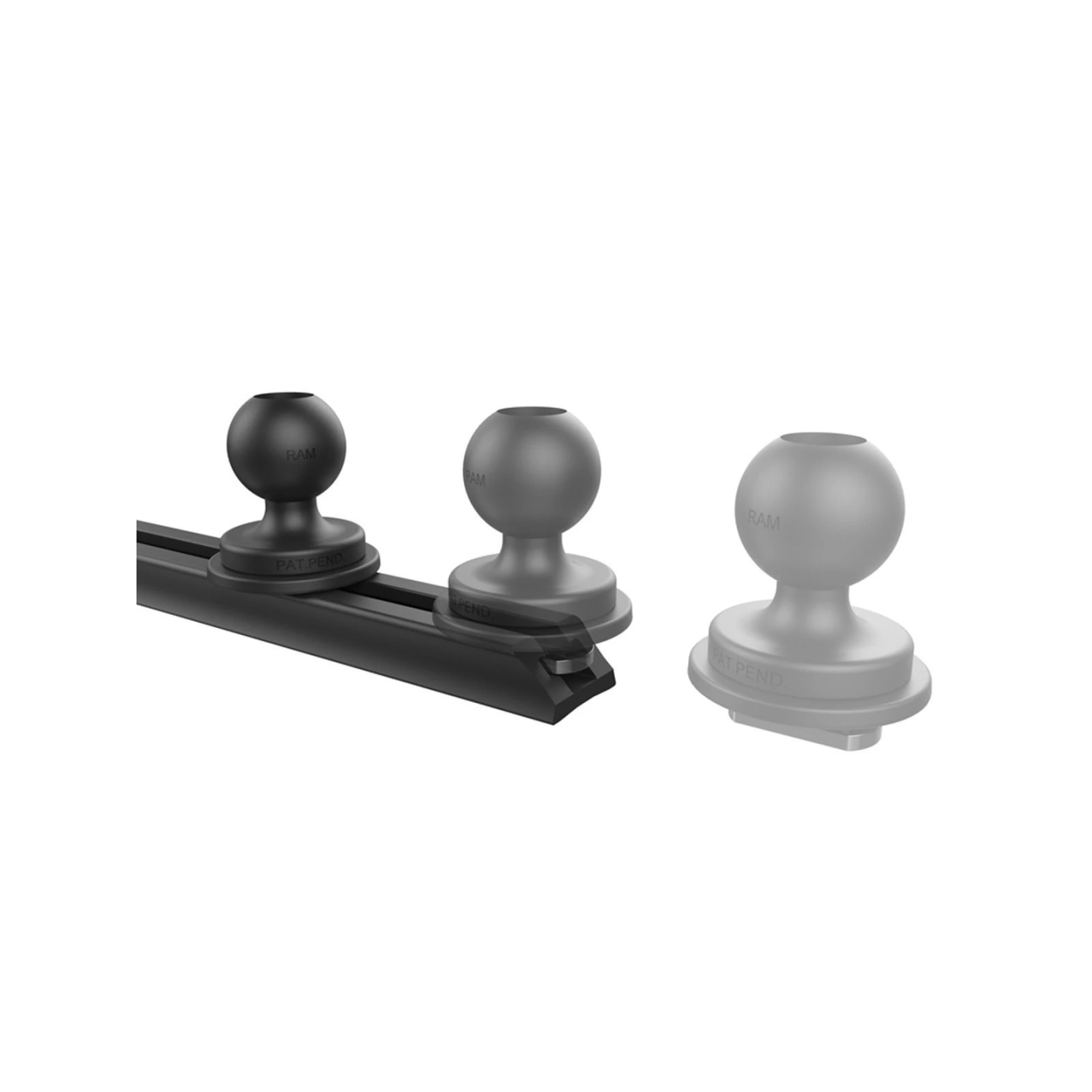 Verbundstoff Tough-Track Schiene - Länge 76,2 mm (3 Zoll)