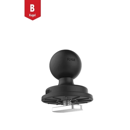 Track Ball mit T-Slot für Tough-Track Schienen -  (1 Zoll)