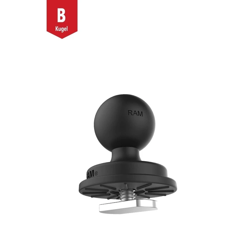 Track Ball mit T-Slot für Tough-Track Schienen -  (1 Zoll)