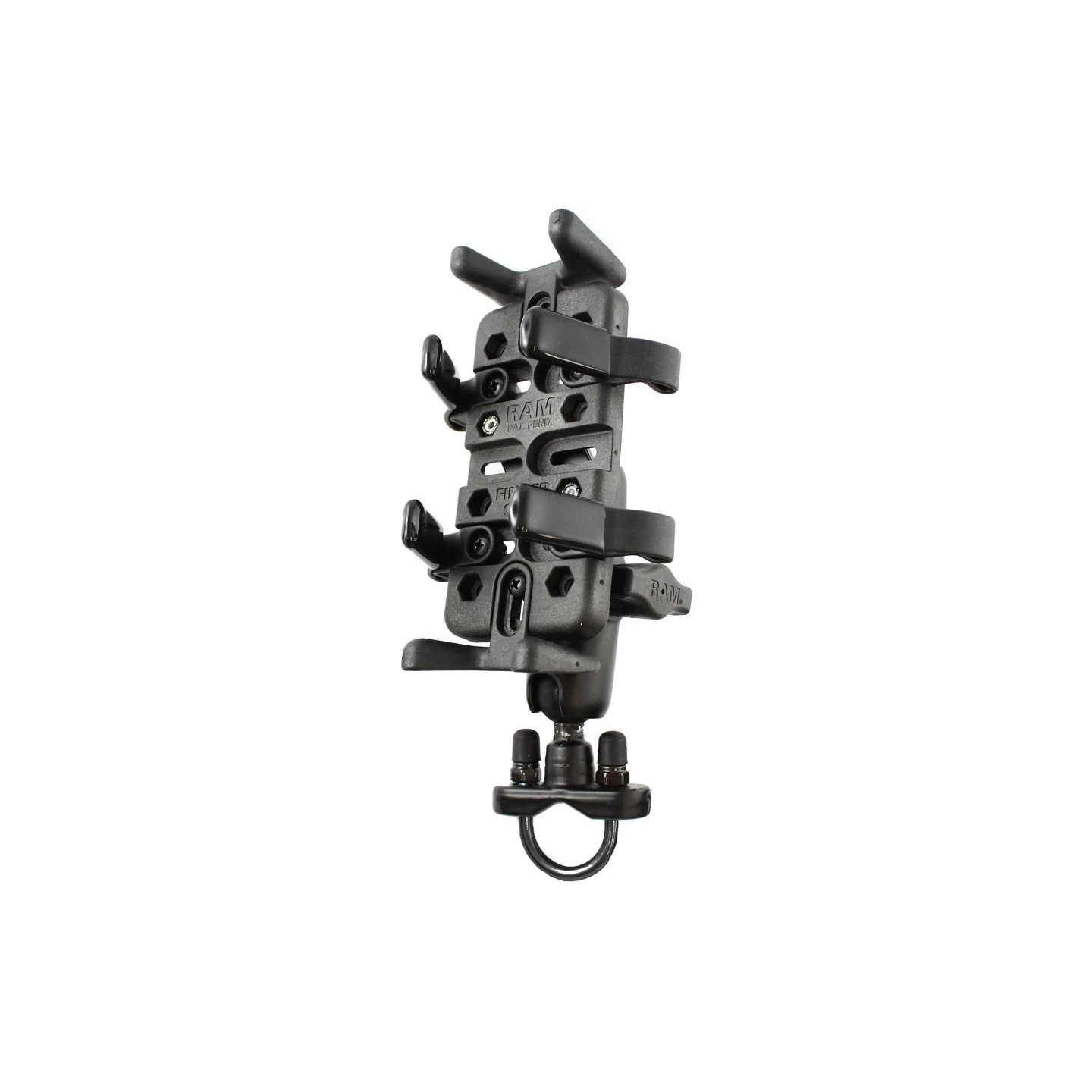 Universal Lenker-/Rohr-Halterung -  (1 Zoll), Rohr-Klemme, mittlerer Verbindungsarm, Universal-Halteschale