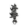 Universal handlebar/tube mount - (1 inch), tube clamp, centre connecting arm, universal mounting bracket