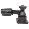 Swivel arm with holder - Horizontal base, Octagon connecting arm