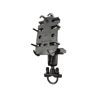 Universal Lenker-Halterung -  (1 Zoll), Rohr-Klemme, mittlerer Verbindungsarm, Universal-Halteschale